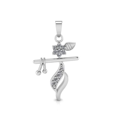 Image of Miss Highness 925 Sterling Pure Silver Pendant for Men & Boys, Religious Pendants with Chain, Minimal Silver Jewellery, with Certificate of Authenticity, Birthday, Anniversary, Gift for Husbandfriend