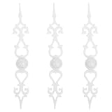 Sosoport Set da 3 Kit 3 Lancette Bianche per Orologio a cucù, Parti di Riparazione Meccaniche, Lancette di Precisione Silenziose per Sostituzione Fai da Te in Ambienti Casa e Ufficio