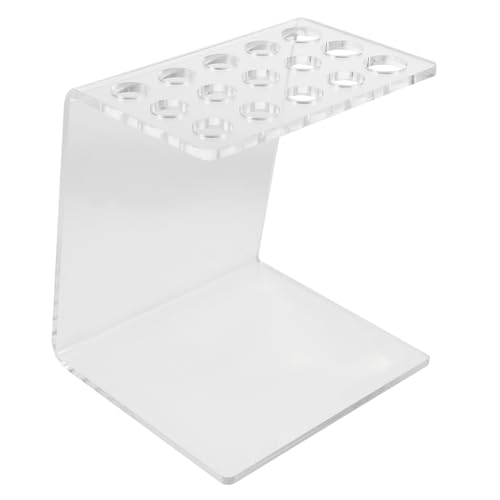 HAPINARY Hairdressing Tool Holder Scissor Rack Acrylic Scissor Storage Hair Brush Organizer Barber Shop Accessory