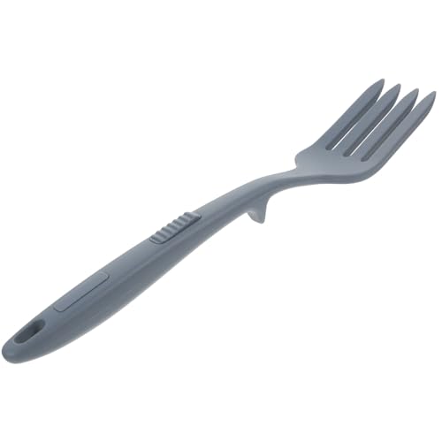 HOMSFOU Forchetta per Cucinare Cibo in Silicone, Forchetta Grande Riutilizzabile, Strumento Multifunzionale per Servire Pasta e Noodles