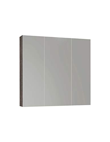 DUCHA.ES Espejo DE CAMERINO con Tres Puertas 65X100CM MARRÓN