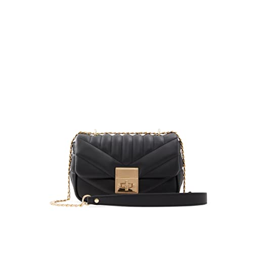 ALDO womens Women's ALDO Women s Haowiaax Crossbody Bag, Black, One Size US