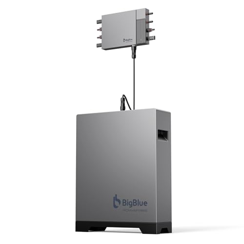 【Funciona a  20 ℃ e Batería LFP de 2560Wh】BigBlue Planta de Energía para Balcón con Almacenamiento, IP67 Impermeabile, Rastreador de 3 MPPT con Entrada Solar de 800W, Plug & Play, APP