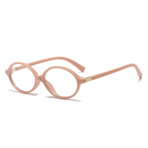 Lunettes de vue ovales anti-lumière bleue pour femmes aux finitions soignées