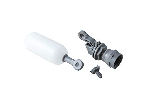 MMonDod 1/2 Inch NPT Mini Float Ball Valve Kit Automatic Fill Feed Humidifier Tank Pond Shut Off Water Float Ball Valve, 2 Pack