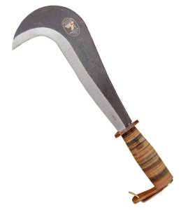 Falciola Forgiata Spagna 525 Mm Con Manico Legno - Per Tagliaerba E Giardinaggio - Foto 6