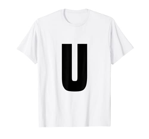 Capital Letter U - Monogrammed Alphabet Letters - Names T-Shirt