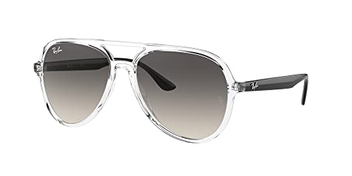 Ray-Ban RB4376 Sunglasses Bundle: RB 4376 647711 Transparent Grey Gradient and Universal Anti-slip Silicone Leash