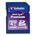 Verbatim 4GB Secure Digital High Capacity (SDHC) Card - (Class 6) - 4 GB