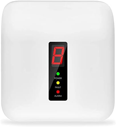 Propane/Natural Gas Detector, Home Gas Alarm, Monitor Combustible Gas Levels: Methane, Butane, LPG, LNG; LED Displays Concentrations, Leak Safety, Prevents Fire Hazards/Explosions; Includes eBook