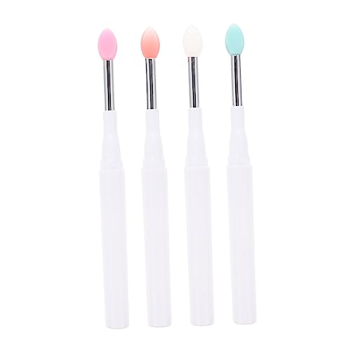 WOFASHPURET 4Pcs Silicone Lip Brush Gentle Applicators for Eyeshadow Versatile Makeup Tools for Precision Application Skin Friendly Material for Daily Use
