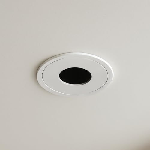 TORCHSTAR 3 Inch 5CCT LED Pinhole Recessed Lights with J-Box, 30° Ultra-Narrow Recessed Ceiling Spotlight for Layered Lighting, IC Rated, Dimmable, Anti-Glare, CRI 90, 2700-5000K, ETL, FCC, Pack of 2 by TORCHSTAR - Used condition - US$39.99
