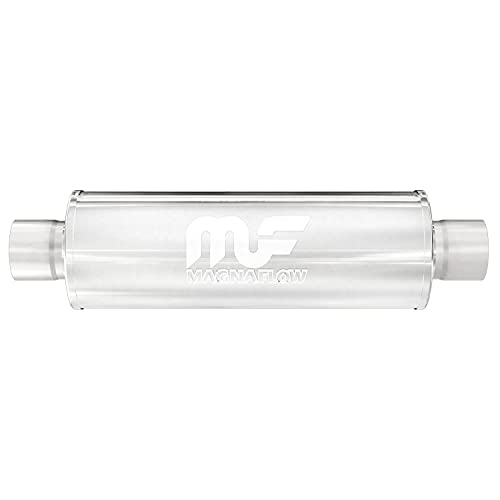 Magnaflow Performance Muffler 10426: 2.5" Inlet/Outlet, Universal Fit, Stainless Steel #TOP9