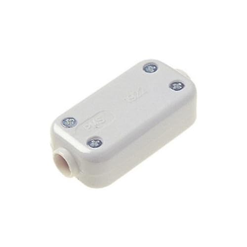 STX_524130 Dencon 5A, 2 Terminal Fixed Connector, White Pre-Packed (1922P)