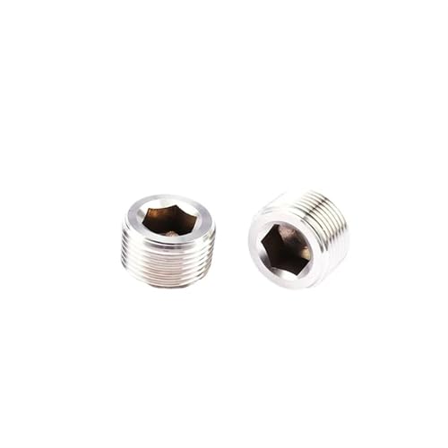 Tapón de cobre para accesorios neumáticos con rosca macho NPT y cabeza hexagonal