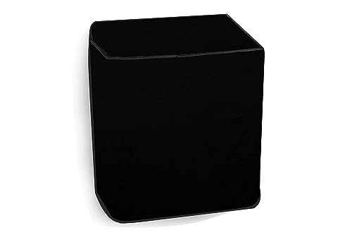 Image of DREAM FASHION Semi-Automatic Washing Machine Cover (7 Kg - 7.5 Kg) Semi-Automatic Machine -Black
