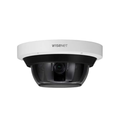 Hanwha Techwin PNM-9084RQZ 8MP (2MP x 4) Multi-Sensor, Multi-Directional PTRZ Outdoor Camera, 3.2~10mm(3.1x) Motorized PTRZ varifocal Lens, RJ45 Connection,