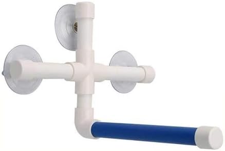Pet Parrot Toy Bath Shower Suction Cup Window Perch (24cm)