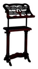 Atril director con bandeja, calado de artesan�}