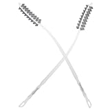 Cabilock 2pcs Washing Machine Cleaning Brush Extended Handle Flexible Washer Drum and Pipe Cleaner for Deep Cleaning Lint and Dirt in Dryers and Washers