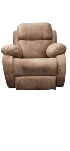 INVATE-RS EMPIRIO Light Brown Fabric Motorized Recliner Chair
