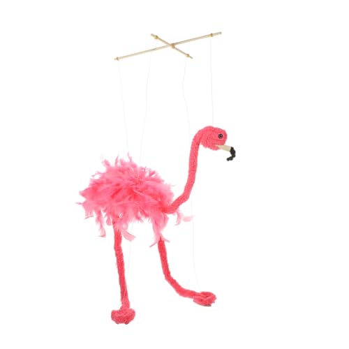 MOLUCKFU Muñeco De Flamenco De Cuerda Marionetas Interesantes Marionetas De Peluche Juguetes Interactivos Marionetas De Animales Marionetas De Animales De Peluche Suministros para