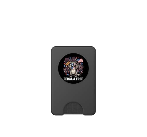 PopSockets PopWallet de Mapache Feral y Gratis para Viajar Ligero este 4 de Julio 2