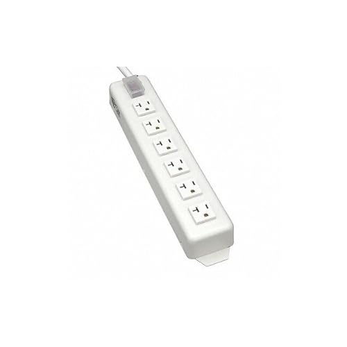 Tripp Lite 6 Outlet Home & Office Power Strip, 20A, 15ft Cord with 5-20P Plug, (TLM615NC20)