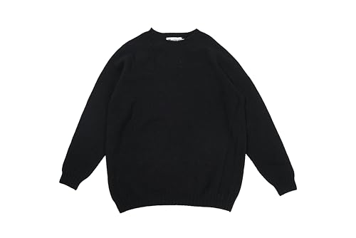 Jumbo Size Japan Spec Crew Neck Sweater-L4113/7-Black-42