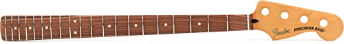 Fender Precision to Jazz Bass Conversion Neck, 20 Medium Jumbo Frets, Pau Ferro Fingerboard