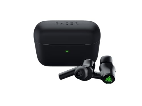 Razer Hammerhead True Wireless (2e Gen) - Ecouteurs sans Fil de Basse Latence (Intra-auriculaires, Eclairage Chroma RGB, Réduction Active du Bruit ANC, Gaming Mode Latence de 60ms) Noir Razer Hammerhead True Wireless (2e Gen) - Ecouteurs sans Fil de Basse Latence (Intra-auriculaires, Eclairage Chroma RGB, Réduction Active du Bruit ANC, Gaming Mode Latence de 60ms) Noir