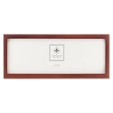 Lawrence Frames Standard Wood Picture Frame, 4x12, Walnut