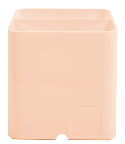 Pot à crayons corail Exacompta Aquarel pour organiser un bureau créatif