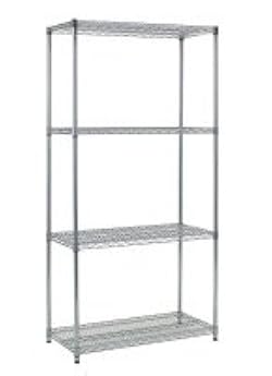 トラスコ 中山 スチール ラック TRUSCO Amazon | スチール製メッシュラック W905XD457XH1838 4段 TME