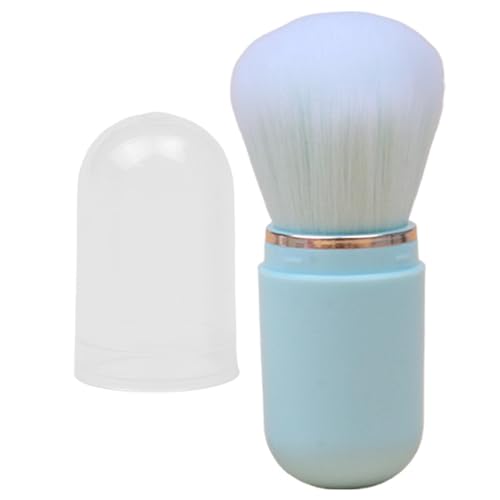 Brochas de maquillaje retráctiles - Brochas de maquillaje retráctiles, brocha compacta para polvos | Brocha retráctil para base, brocha de maquillaje y compacta con tapa para colorete de base en