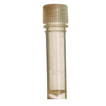 Qorpak AKM-3100-0055 External Thread PP Cryogenic Vials, Sterile/Smooth/1.5 mL; 2000/Cs