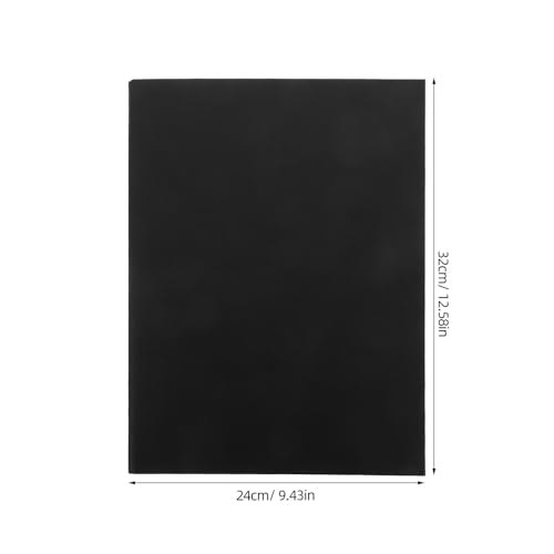 Carpeta de 6 anillas A4 de papel kraft negro GALPADA para organizar notas y documentos diarios 2