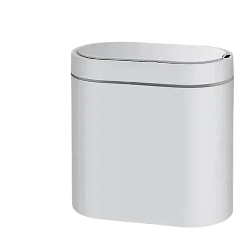 Cubo de basura impermeable con tapa y sensor automático para cocina