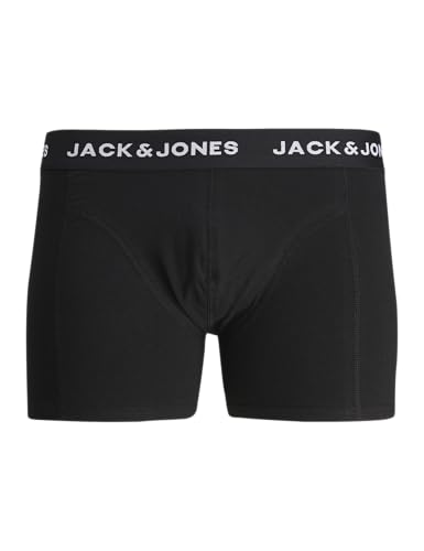 Pack de 3 bóxers JACK & JONES Jacsolid de algodón para hombre, cómodos y elásticos 4