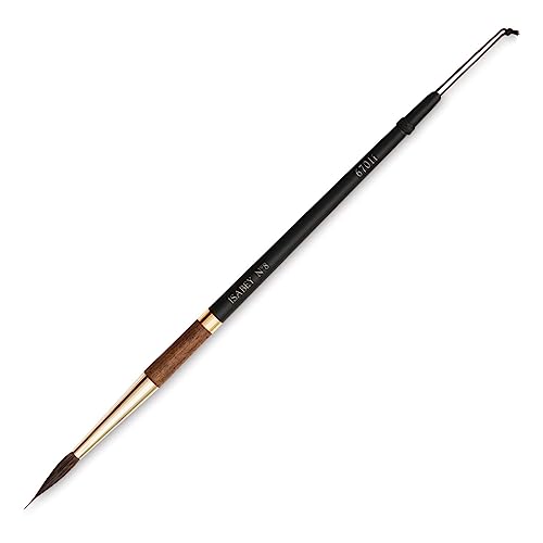 Isabey : Pure Squirrel Watercolour Brush : Series 6701i : Liner : Size 8, Natural