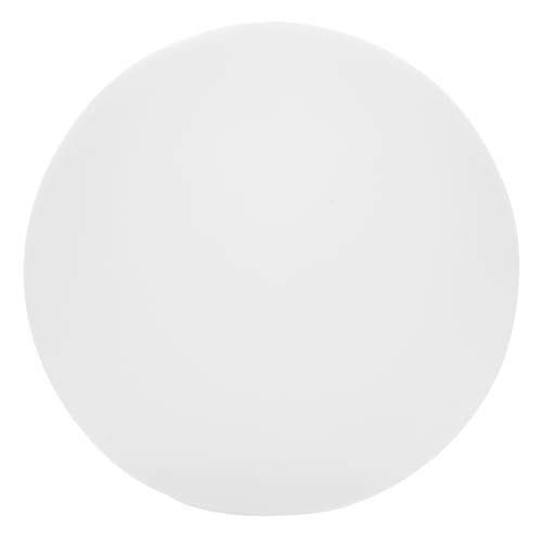 HONITANO Pantalla De Lámpara De Vidrio Artesanal, Pantalla De Luz Esférica Mate Blanca, Diámetro 18 Cm, Orificio Central 6.5-7.5 Cm, Decoración Para Lámparas Colgantes De Interiores, 1 Unidad