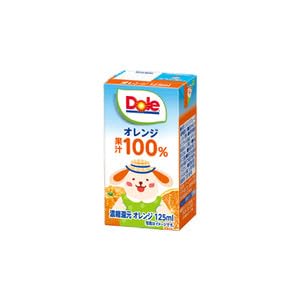 Amazon.co.jp: Dole(ドール) オレンジ 100％ 125ml紙パック×18本入