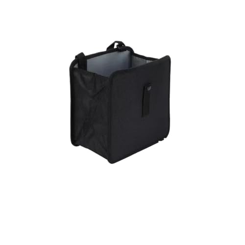 Basurero para coche de tamaño S con bolsa impermeable y bolsillos de malla para colgar