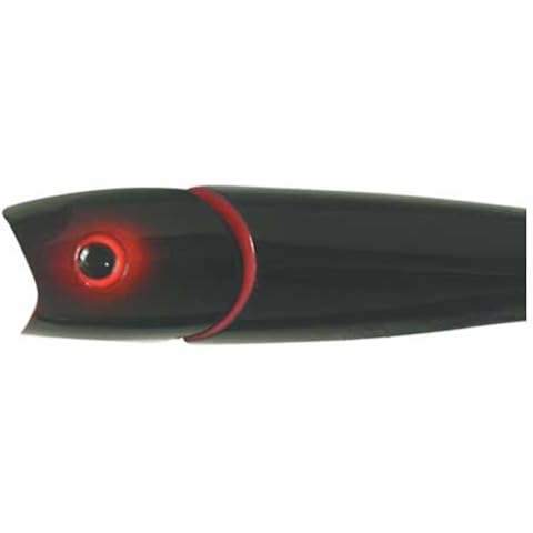 Creek Chub Knuckle Head Junior Lures, Black/Red Eye, 4-Inch Cover