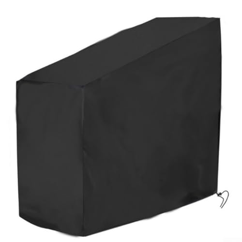 Besttoolifes Housse de protection pour vélo d'appartement imperméable et anti-poussière en tissu Oxford 210D pour intérieur ou extérieur avec sac de rangement Noir 123 x 58 x 113/142 cm