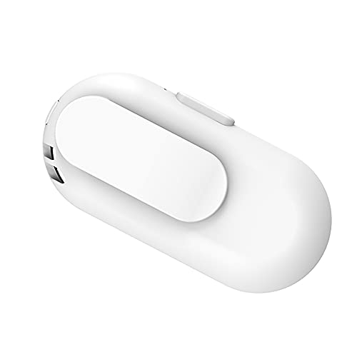 Mini tampa de boca portátil ventilador de refrigeração elétrico reutilizável de baixo ruído com clip