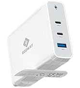 140W USB C Power Adapter, Egoway PD 3.1 3-Port GaN Wall Charger Compatible with Mac Book Pro 16''...
