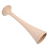 Construcción de madera natural: hecha de madera natural, esta bocina de sonido de partera es suave para la piel y ofrece un uso cómodo para mujeres embarazadas, detector de sonido de embarazo, tubo de de sonido