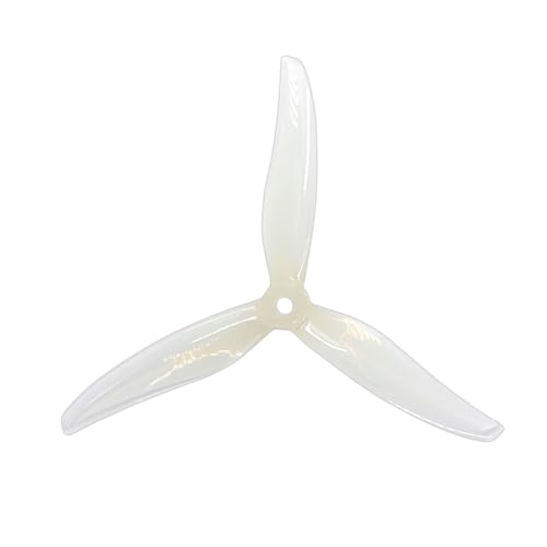 Hélice PC renforcée haute résistance 5236 blanche pour propulsion FPV
