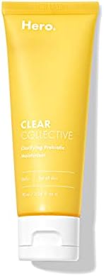 Clear Collective Clarifying Prebiotic Moisturizer from Hero Cosmetics - Hydrating Daily Face Moisturizer to Purify, Smooth and Soften Skin (2.36 fl oz)